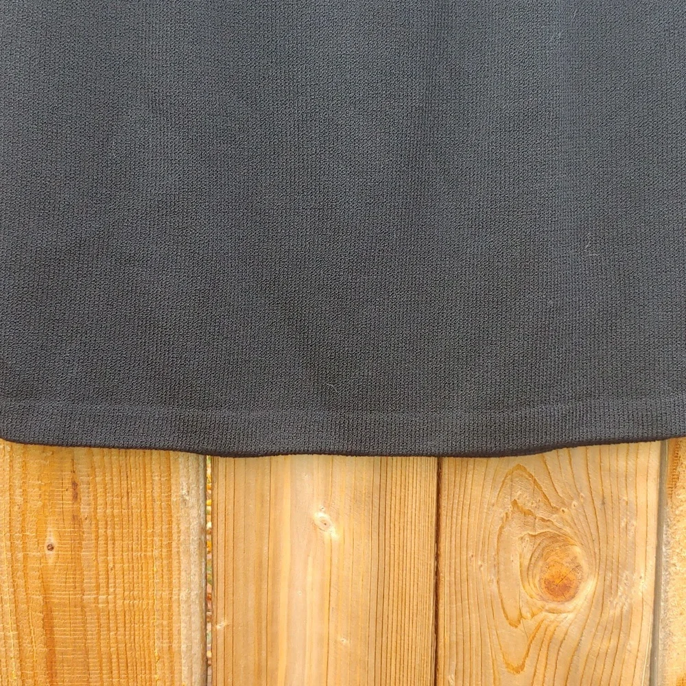 Vtg St. John Basics Black Label Santana Knit Skirt, Black, Made in USA - Picture 3 of 7